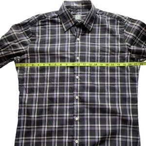 Peter‎ Millar Mens Button Up Long Sleeve Multicolor Plaid Shirt Size Medium